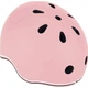 Шолом Globber Go up lights 45-51см пастельний рожевий, з ліхтариком (506-210) - зображення 3