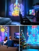 Гирлянда штора Smart SFK07 2х2 м 400 LED с Bluetooth приложением и пультом управления RGB для праздничного декора окон светодиодная с USB питанием и защитой IP44 многоцветная для дома вечеринок интерьера профессиональное освещение - изображение 3