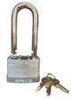 Замок навесной стальной Apecs PDS-65-50-L (длинная дужка) - изображение 3