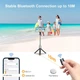 Штатив для селфі Gritin G3900 з Bluetooth-підставкою 4в 1 зі знімним бездротовим пультом Чорний - зображення 4