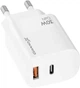 Зарядное устройство Grand-X CH-360W Type-C + USB-A Quick Charge QС3.0 White - изображение 4