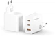 Зарядное устройство Grand-X GaN 65W CH-990W 2xType-C + USB-A C White - изображение 2