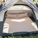 Матрац двомісний самонадувний 190×130×3 см поліестер Memory Foam з подушкою, бежевий 19 см - зображення 2