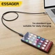 Кабель 240W Essager 48V/5А LED дисплей Data Cable кабель для швидкої зарядки PD3.1 Кабель Type-C - Type-C 2м EXCTT3-HCAOG-P Grey - зображення 8