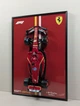 Колекційна Модель Bburago Ferrari SF-24 #16 Charles Leclerc 2024 з Металевою АРТ Рамкою-Підставкою A4 (30x21 см) для Стіни або Полки, Масштаб 1:24, Formula 1 - изображение 7