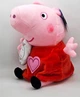 Плюшевая игрушка Свинка Пеппа с Единоорогом и вышитым сердцем 30 см Peppa из семьи Пеппа Розовая - изображение 3