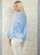 Блуза з органзи з воланами блакитна Top Win M-L 15-343 - изображение 7
