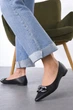 Балетки женские черного цвета L&M размер 40 (211921) - изображение 2