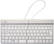Klawiatura bezprzewodowa R-Go Tools WRL Compact White (RGOSBUKWLWH) - obraz 1