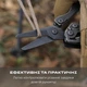 Мультитул NexTool NE20240 универсальный компактный EDC инструмент 16 функций с плоскогубцами ножом пилой отвертками открывалкой ножницами с фиксатором лезвия и чехлом на ремень для туризма походов рыбалки авто ремонта нержавеющая сталь, Dark - изображение 6