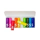 Комплект батареек Xiaomi ZMI Rainbow (AA501),10 шт, AA пальчиковые, Alkaline, 1.5 В, батарейки в пластиковом кейсе - изображение 5