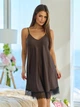 Домашняя одежда ISSA PLUS 15612 XXL темно-коричневая (issa2007682803231) - изображение 1