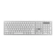 Клавіатура ножична 2E KS270 109key, WL/BT, EN/UK, сріблясто-білий - зображення 2