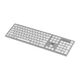 Клавіатура ножична 2E KS270 109key, WL/BT, EN/UK, сріблясто-білий - зображення 7