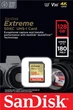 Карта пам'яті SanDisk SD 128GB C10 UHS-I U3 R180/W90MB/s Extreme V30 - изображение 5