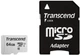 Карта пам'яті Transcend microSD 64GB C10 UHS-I R100/W20MB/s + SD - изображение 1