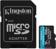 Карта пам'яті Kingston microSD 256GB C10 UHS-I U3 A2 V30 R200/W160MB/s + SD - зображення 1