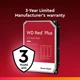 Жорсткий диск WD 6TB 3.5" 5400 256MB SATA Red Plus NAS - изображение 6