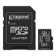 Карта пам'яті Kingston microSD 128GB C10 UHS-I A1 V10 R150MB/s + SD - изображение 2