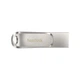 Накопичувач SanDisk 64GB USB 3.1 Type-A + Type-C Dual Drive Luxe Срібний - изображение 2