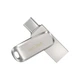 Накопичувач SanDisk 64GB USB 3.1 Type-A + Type-C Dual Drive Luxe Срібний - изображение 6