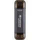 Портативний SSD Transcend 512GB USB 3.1 Gen 2 Type-A + Type-C ESD310 Чорний - зображення 1