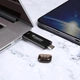 Портативний SSD Transcend 512GB USB 3.1 Gen 2 Type-A + Type-C ESD310 Чорний - зображення 9