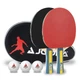 Набор для настольного тенниса Team Master Pro 2 Bats 3 Balls Joola 931833 - изображение 1