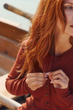 Боді Soulmood з довгим рукавом на ґудзиках, теракот (S) - изображение 5