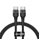 USB Кабель Senteo ST-01 Montes Series Type-C to Type-C 100W 1m Black - зображення 1