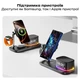 Беспроводная зарядка для Samsung S26 -series Galaxy Watch Buds 33w 5 в 1 Будильник, часы, ночник, Док станция Bluetooth Колонка - изображение 3