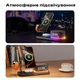 Бездротова зарядка для Samsung S26-series Galaxy Watch Buds 33w 5 в 1 Samsung Часи, Нічник, Будильник, Док станція, Бездротовий зарядний пристрій Bluetooth Колонка - зображення 10