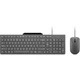 Комплект клавіатура та миша Lenovo 310 Wired Combo UA Gray дротовий USB-A 104 клавіші 2000 dpi для ПК та ноутбука (GX31R09776) - зображення 1