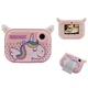 Дитячий фотоапарат миттєвого друку YT008, PINK UNICORN з підтримкою microSD card, 3Y+, WiFi - зображення 5
