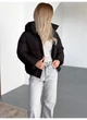 Пуховик жіночий полегшений матовий зі зйомним капюшоном Modern Boutique чорний, XS ПУХ118 - изображение 4