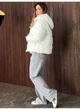 Пуховик жіночий полегшений матовий зі зйомним капюшоном Modern Boutique молочний, XS ПУХ118 - изображение 2