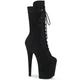 Ботильйони-стріпи трійки Pleaser FLAM1050FS/BFS/M для pole dance 36 Чорні - изображение 1