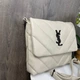 Жіноча м'яка сумка клатч YSL, міні сумочка для дівчат Store Молочний - зображення 3