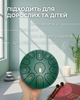 Глюкофон ручной язычковый барабан на 11 нот 16см Tongue Drum Green ударный музыкальный инструмент для релаксации медитации и йоги дождевой - изображение 6