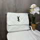 Жіноча м'яка сумка клатч YSL, міні сумочка для дівчат Store Білий - зображення 3