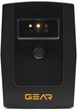 Джерело безперебійного живлення GEAR 800VA LED plastic RJ45+USB - изображение 2