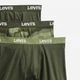 Набор трусов боксеров мужских хлопковых Levi`s 877678650 XL 3 шт Зеленый (1159857861) - изображение 3