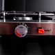 Газовая плита портативная настольная с пьезоподжигом 2 конфорки черная HP-DS3-7 для кемпинга и рыбалки - изображение 8