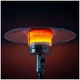 Газовый обогреватель 13 кВт 219 см для террасы и патио Volteno VO2473 Umbrella черный и серебряный - изображение 3