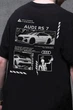 Чоловіча Оверсайз Футболка Without З Принтом Audi RS7 Black 2XL/3XL (8056225) - изображение 2