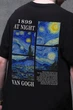 Чоловіча Оверсайз Футболка Without З Принтом Van Gogh Black S/M (8056301) - зображення 2