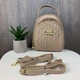 Стильный женский мини рюкзак сумка 2 в 1, городской прогулочный рюкзачок Store Кофейный - изображение 5