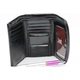 Жіночий шкіряний гаманець Wanlima w62041170473b1 Black - изображение 5