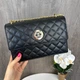 Міні сумочка через плече клатч стиль Chanel жіноча модна сумка Шанель стьобана міні-сумочка Store Чорний - зображення 5