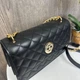 Міні сумочка через плече клатч стиль Chanel жіноча модна сумка Шанель стьобана міні-сумочка Store Чорний - зображення 7